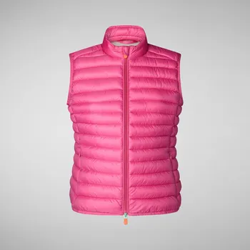 Dámská vesta Dámská Vesta SAVE THE DUCK D85310W-GIGA16 D85310W-GIGA16-80017 – Růžová XS