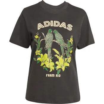 Dámské tričko Dámské Tričko s krátkým rukávem ADIDAS FARM GFX TEE 2 JV8609 – Černá M