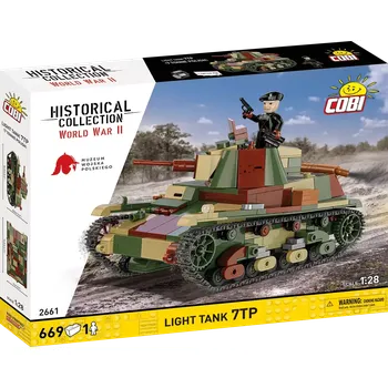 Stavebnice COBI Polský lehký tank 7TP COBI 2661 - World War II 1:28