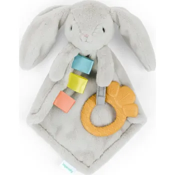 Výuková hračka INGENUITY Hračka mazlíček s kousátkem zajíček Cozy Sylvi™ 0m+