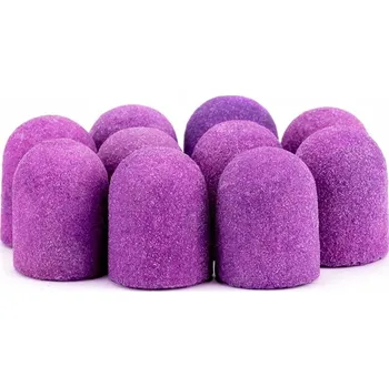 Brusný papír 10x Brusný návlek 7mm Samočisticí Nástavec Podo Fialový Zrnitost 180