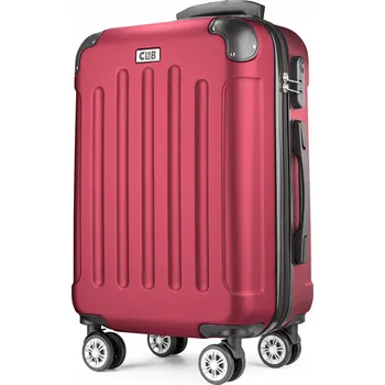 POSH Cestovní Kufr Tvrdý z ABS Velký 110L (Červený XL)