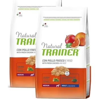 Krmivo pro psa TRAINER Natural Medium Adult Čerstve kuře 2x12kg