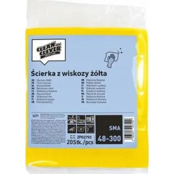 Utěrka Utěrky z viskózy 20 kusů žluté profesionální