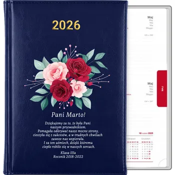 Kalendář Knižní kalendář 2026 A5 modrý