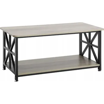 Konferenční stolek Konferenční stolek 100x55x46,5 cm, nosnost 90,7 kg, obdélníkový s otevřeným úložným prostorem