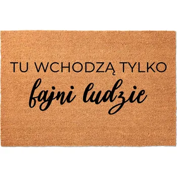 Hotová gumová kokosová rohožka 40 x 60 cm