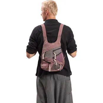 Městský batoh Batoh ETNO multipocket světlý VII.