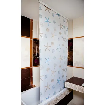 Vanová zástěna wela roletový sprchový závěs oceanic standard domadlo šířka rolety: 100 cm, výška rolety: 240 cm