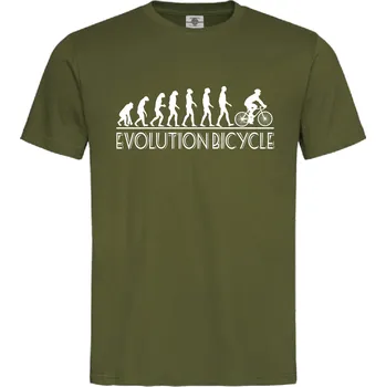 Pánské oblečení Tričko Evolution Bicycle Druh: Pánské, Barva: Khaki, Velikost: XL