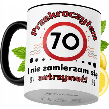 Hrnek Polidraw Hrnek Polidraw Narozeniny70 keramika 330 ml