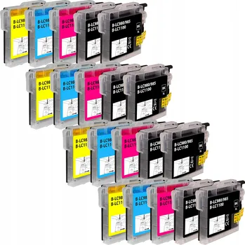 Příslušenství pro čtečku elektronické knihy 20x INKOUSTY PRO LC985 LC1100 DCP J125 J140W J315W J515 145C 165C 375CW 195C