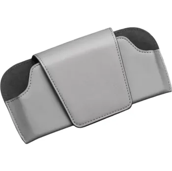 Sada dvou držáků na brýle karty a vstupenky do auta s přísavkou 360 stupňů otočné ABS PVC plast odolné černé provedení světle šedá