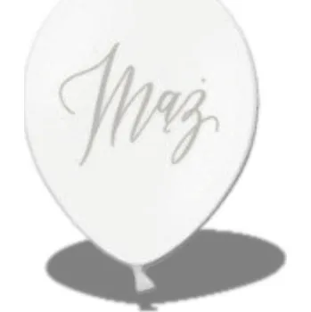 Balónek Balónek bílý klasický 1 ks