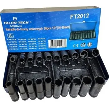 Gola sada Kované nástrčné klíče 10-19 mm 20 dílná 1/2" sada FT2012