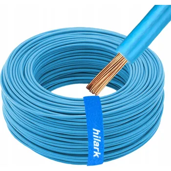 elektrický kabel Instalační kabel 1x 10 mm2 H07V-K LgY lanko třídy 5 modrý 100 m