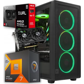 Stolní počítač Počítač Ryzen 7 5 GHz | RX 9070 XT 16 GB | 32 GB DDR5 1 TB SSD