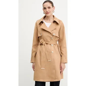 Dámský kabát Kabát Morgan GSUEDE béžová 80X, vel. 34