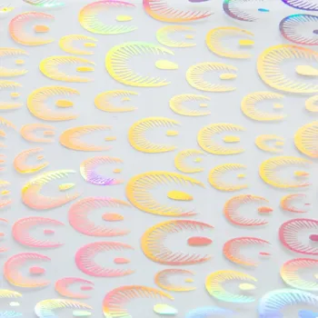 Přípravek na nehty Transferová Fólie na nehty pro hybridní gely 100 cm transparentní hologramová Č. 11