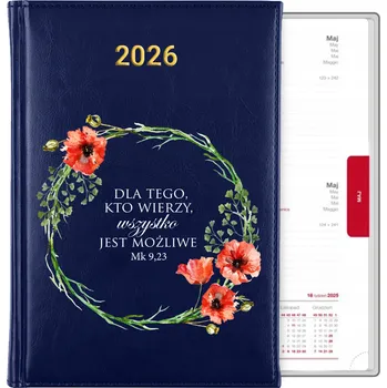 Kalendář Knižní kalendář 2026 A5 modrý