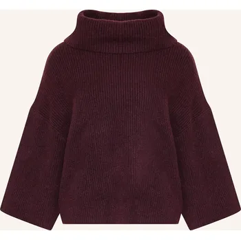 Dámský svetr Comma Dámský Svetr S Rolákem, tmavě červená, 40