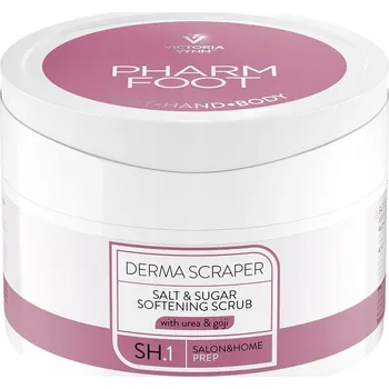 Tělový peeling Victoria Vynn derma scraper zjemňující solno-cukrový peeling s ureou
