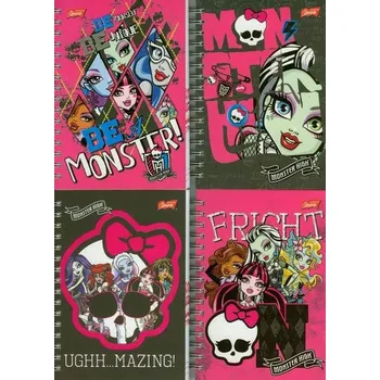Notes A6 St. Majewski Monster High, vícebarevný