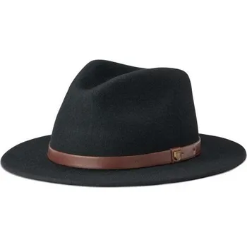 Klobouk BRIXTON klobouk - Messer Fedora Black (BLACK) velikost: L