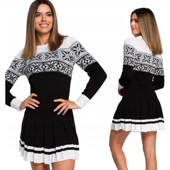 Dámské šaty Ležérní pletené šaty MOE , univerzální velikost