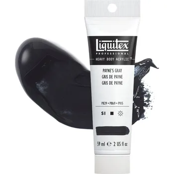 Vodová barva Akrylová barva Liquitex Heavy Body - Paynes Gray