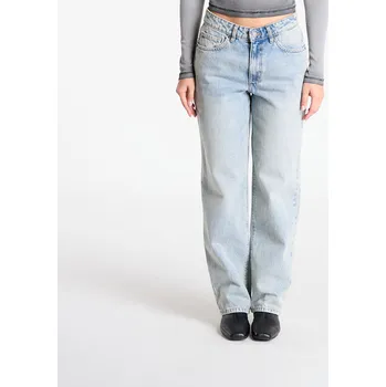 Dámské kalhoty Kalhoty Guess Originals Baggy Dad Jeans Washed Blue 31