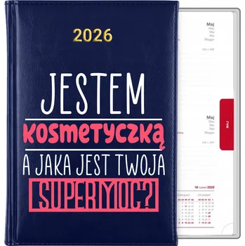 Kalendář Knižní kalendář 2026 A5 modrý