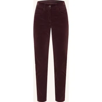 Dámské kalhoty Luisa Cerano Dámské 7/8 Kalhoty Ze Sametu, tmavě fialová, 40