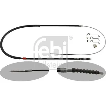 Brzdový systém Tažné lanko, parkovací brzda FEBI BILSTEIN 36673