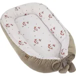 EKO Hnízdo pro miminko bavlněné velvet Fox 90x60cm