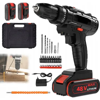 48V aku vrtačka akumulátorový kufr 2 akumulátory