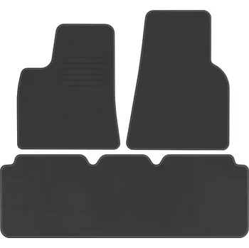 autokoberec Koberce Edecor velurové 3 ks