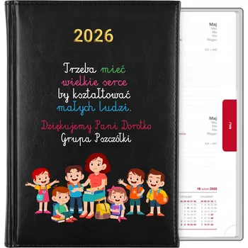 Kalendář Knižkový kalendář 2026 A5 černý