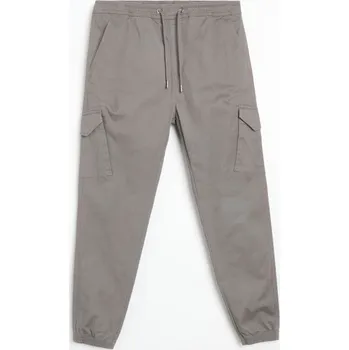 Pánské kalhoty Sinsay - Kalhoty jogger cargo - šedá - 165EV-90X - 165EV-90X-28