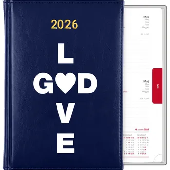 Kalendář Knižní kalendář 2026 A5 modrý