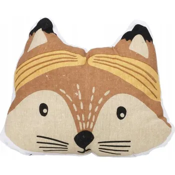 Polštář POLŠTÁŘ DĚTSKÝ BAVLNĚNÝ PRO DĚTI DO DĚTSKÉHO POKOJE 35 x 40 LIŠKA