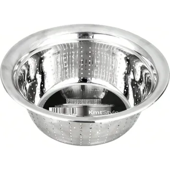 Cedník a síto KOVOVÝ CEDNÍK SÍTKO KUCHYŇSKÉ NA TĚSTOVINY ZELENINU SUŠIČKA 28CM