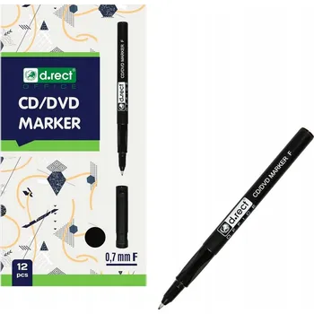 Popisovač na CD D.RECT černý 0,7 F