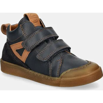 Dámské polobotky Dětské kožené polobotky Froddo ROSARIO HIGH-TOP modrá barva, G2110134 G2110134.25.30 55X, EUR 28