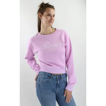 Dámská mikina Dámská prodloužená mikina Longee pink velikost: S