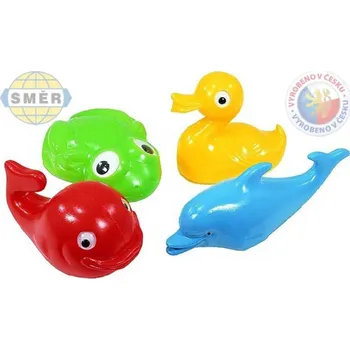 SMĚR Plavací sada zvířátka plastová do vany 4 kusy sm0411