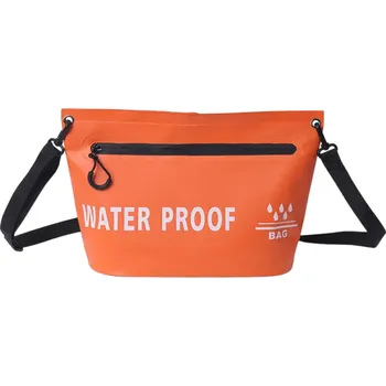 Vodácký pytel Vodotěsný suchý vak 5L 26×11×20 cm 500D+PVC IPX4 Plovoucí cestovní taška na rafting, kajak, trekking, plavání, řeku a outdoorové aktivity oranžová