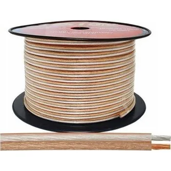 elektrický kabel Reproduktorový kabel 2žilový měděný, průřez vodičů 2 x 1 mm2 OFC