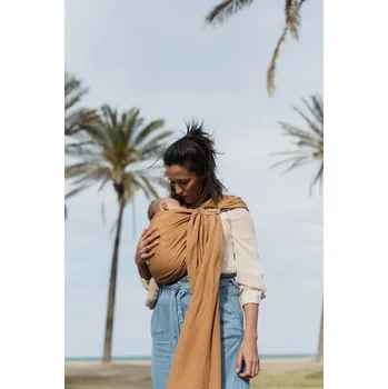 Šátek BOBA Nosič dětí / šátek Ring Wrap - Rye