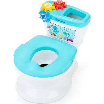 Kojenecká hygiena BABY EINSTEIN Toaleta dětská se zvukem 2v1 Geared for Success™ 18m+
